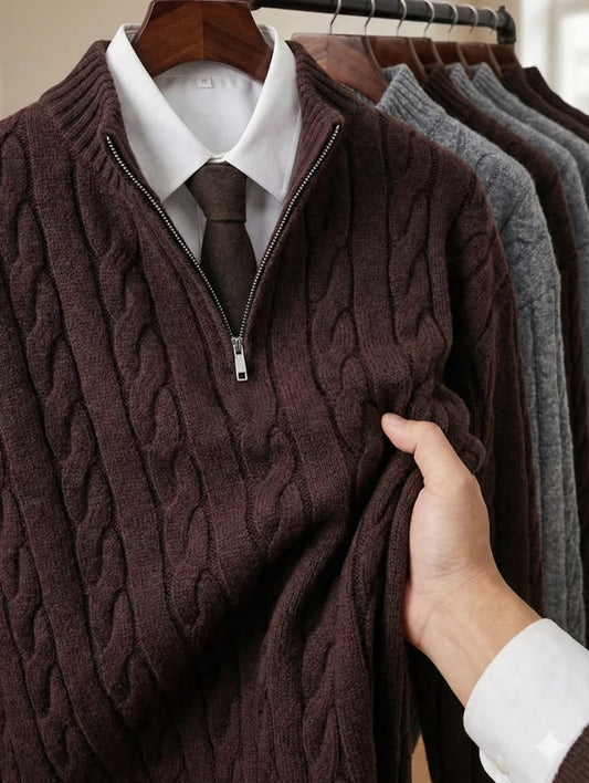 Men's Half Zip Sweater