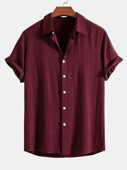 Men's Short Sleeve Button Down Everyday Shirt