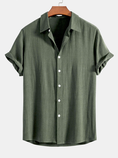 Men's Short Sleeve Button Down Everyday Shirt