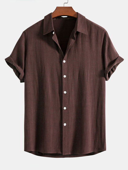 Men's Short Sleeve Button Down Everyday Shirt