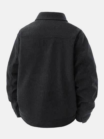 Men's Utility Shirt Jacket Long Sleeve Two Chest Pockets