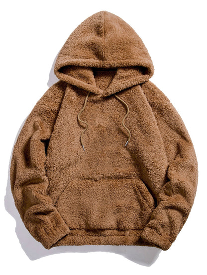 Men's Pullover Hooded Sweatshirt Long Sleeve Front Pocket