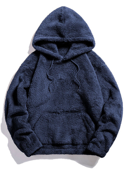 Men's Pullover Hooded Sweatshirt Long Sleeve Front Pocket