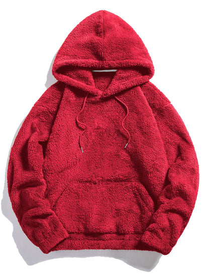 Men's Pullover Hooded Sweatshirt Long Sleeve Front Pocket