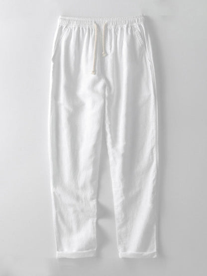 Men's Button Front Shirt and Drawstring Pants Two Piece Set