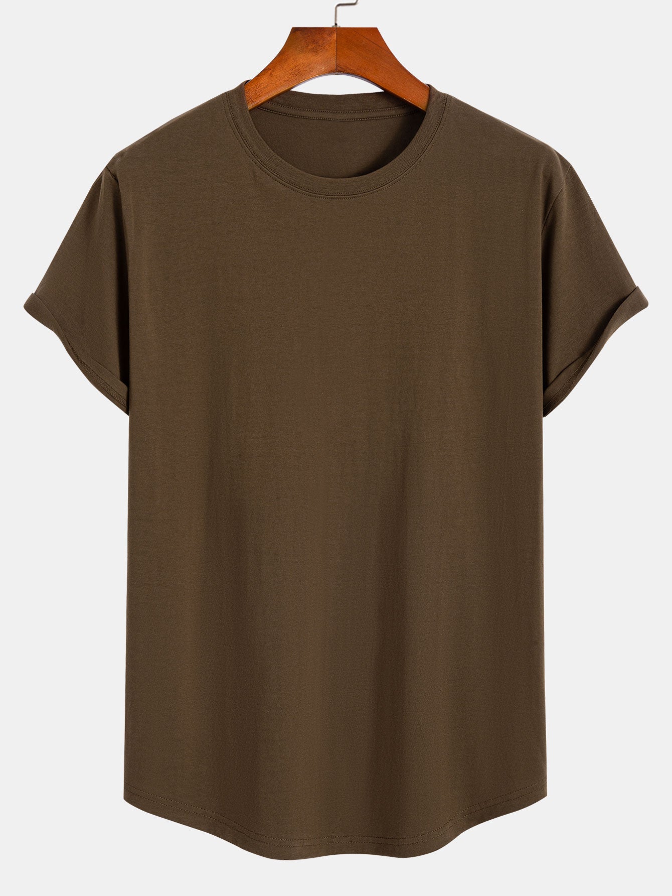 Men's Everyday Crew Neck T Shirt Regular Fit Basic Top