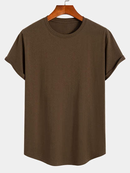 Men's Everyday Crew Neck T Shirt Regular Fit Basic Top