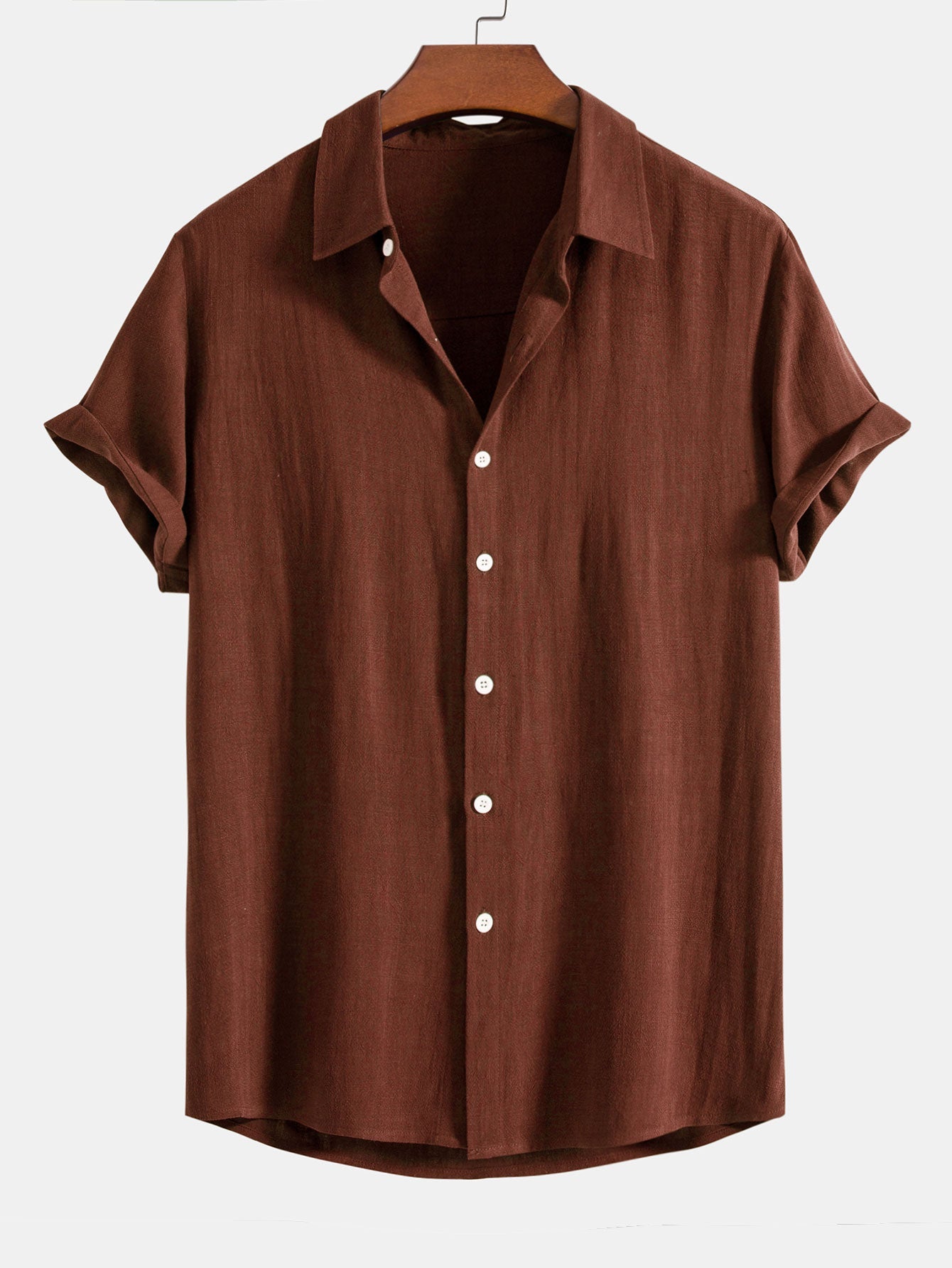 Men's Short Sleeve Button Down Everyday Shirt