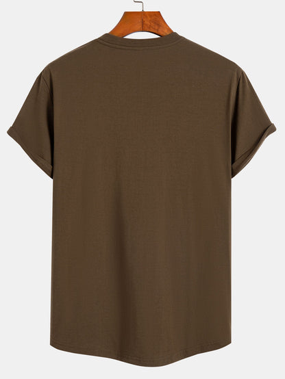 Men's Everyday Crew Neck T Shirt Regular Fit Basic Top