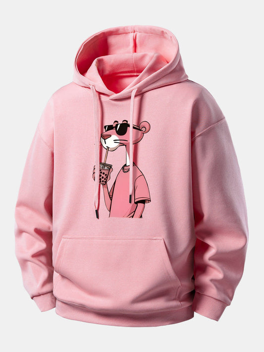 Men's Character Graphic Hoodie Long Sleeve Pullover Sweatshirt