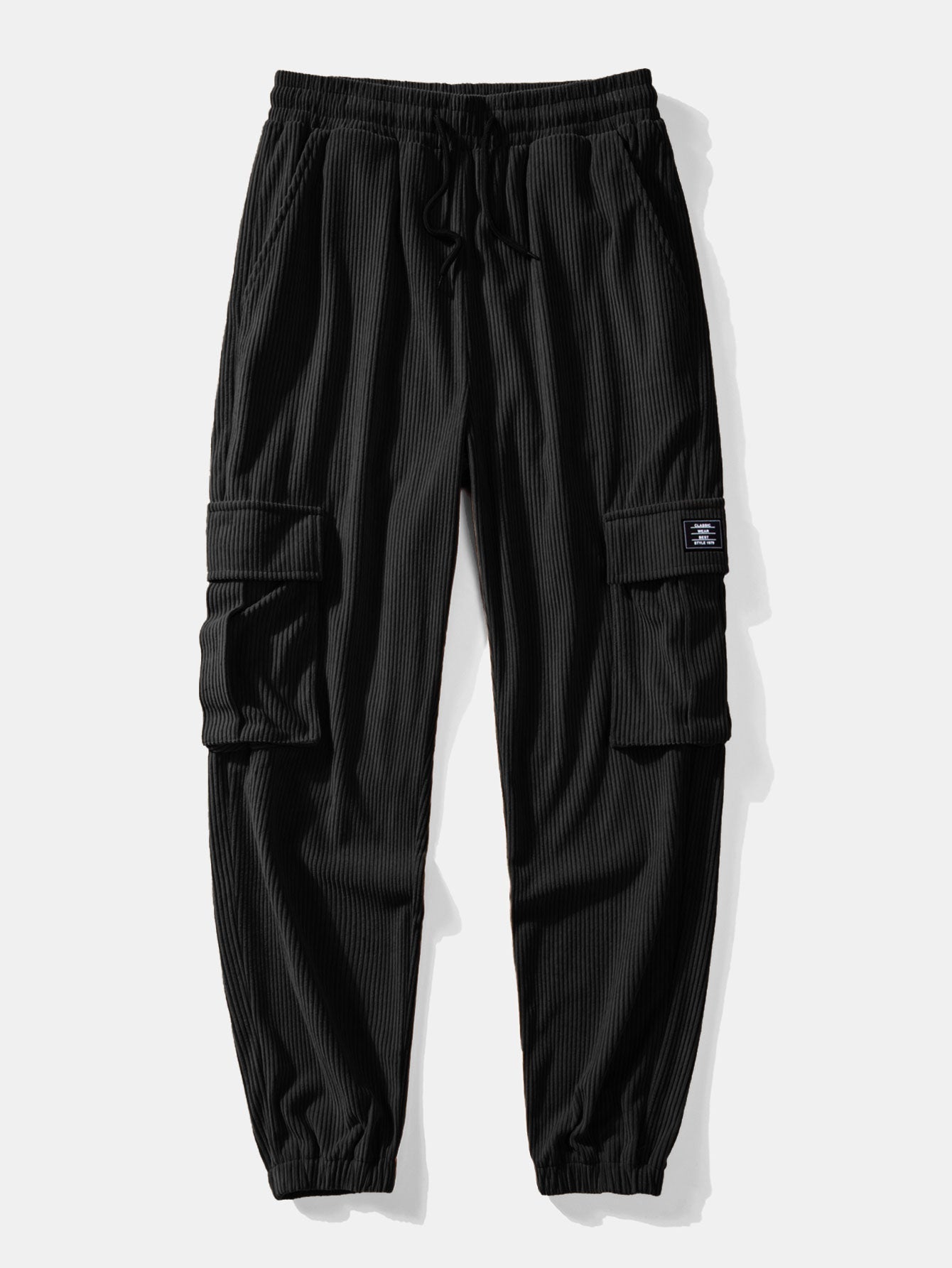 Men's Printed Jacket Cargo Pants Two Piece Set