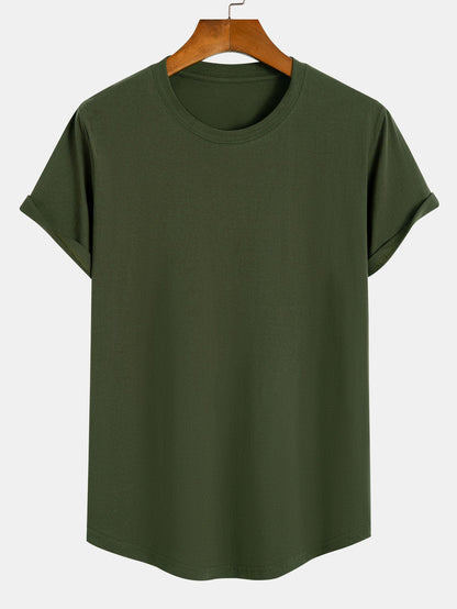 Men's Everyday Crew Neck T Shirt Regular Fit Basic Top