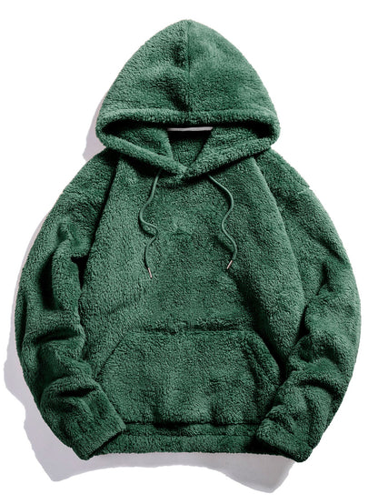 Men's Pullover Hooded Sweatshirt Long Sleeve Front Pocket