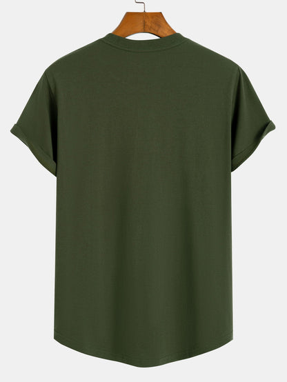 Men's Everyday Crew Neck T Shirt Regular Fit Basic Top