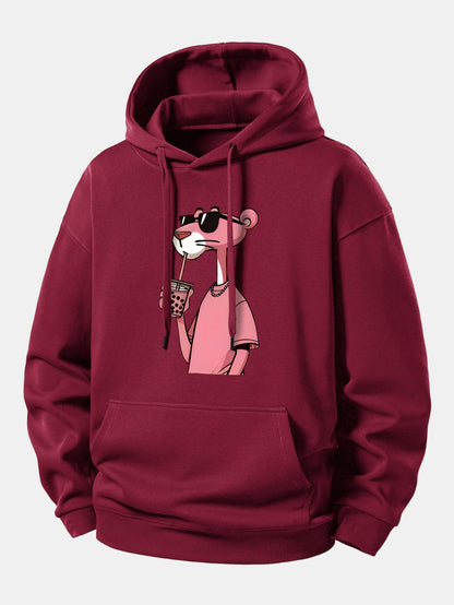 Men's Character Graphic Hoodie Long Sleeve Pullover Sweatshirt