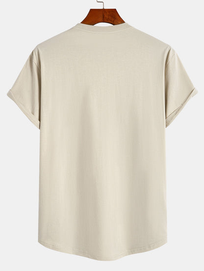 Men's Everyday Crew Neck T Shirt Regular Fit Basic Top