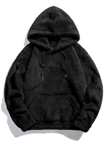 Men's Pullover Hooded Sweatshirt Long Sleeve Front Pocket