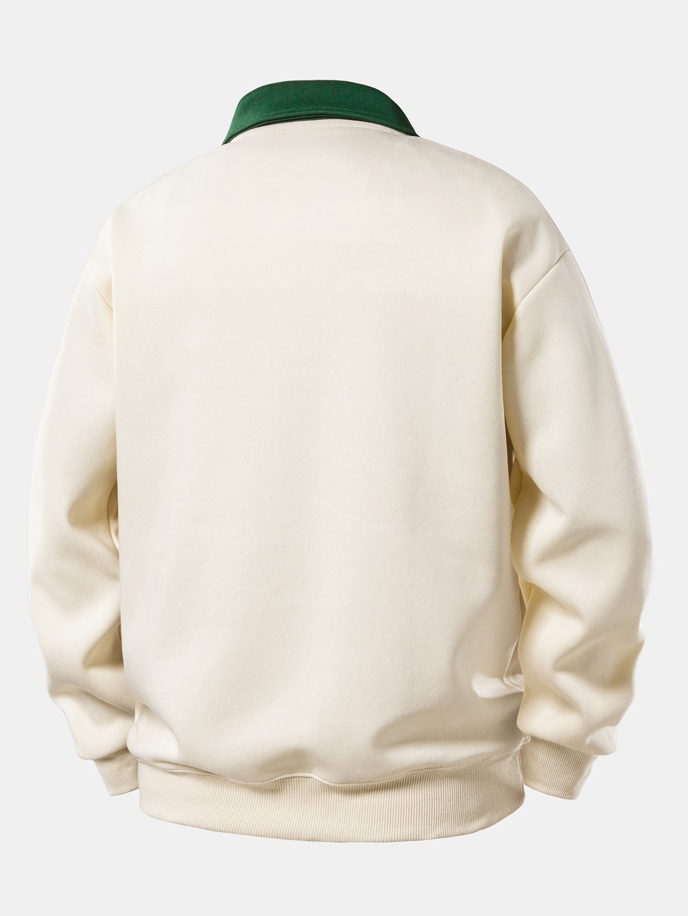 Men's Collared Pullover Sweatshirt Matching Track Pants Set