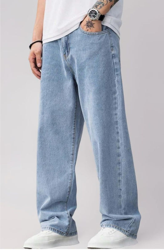 Straight Leg Relaxed Denim