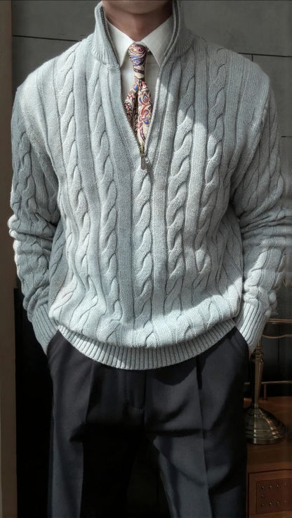 Men's Half Zip Sweater