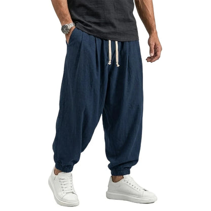 Men's Harem Trousers Loose Fit Elasticated Cuffs
