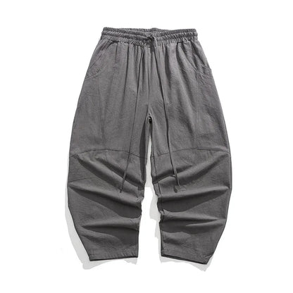 Men's Harem Trousers – Loose Fit Elasticated Waist