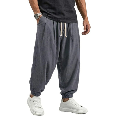 Men's Harem Trousers Loose Fit Elasticated Cuffs