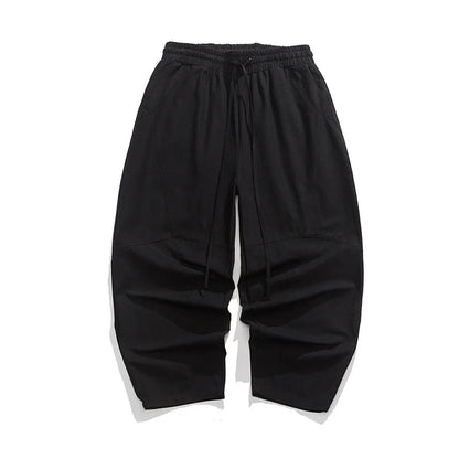 Men's Harem Trousers – Loose Fit Elasticated Waist