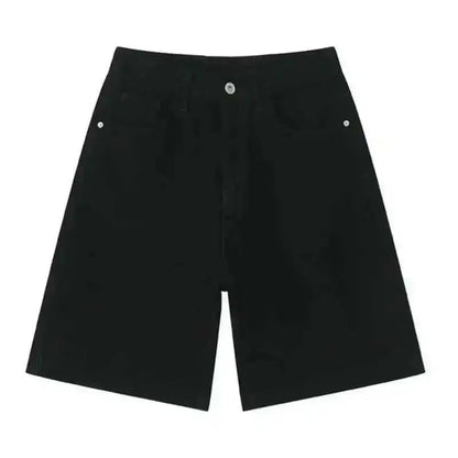Men's Denim Shorts with Five Pocket Design