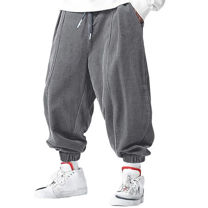 Men's Joggers Drawstring Waist Baggy Fit Elastic Cuffs