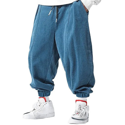 Men's Joggers Drawstring Waist Baggy Fit Elastic Cuffs