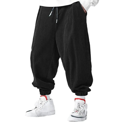 Men's Joggers Drawstring Waist Baggy Fit Elastic Cuffs
