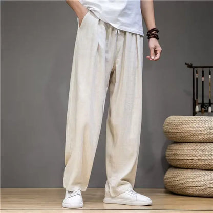 Men's Loose Fit Joggers with Drawstring Waist and Pockets