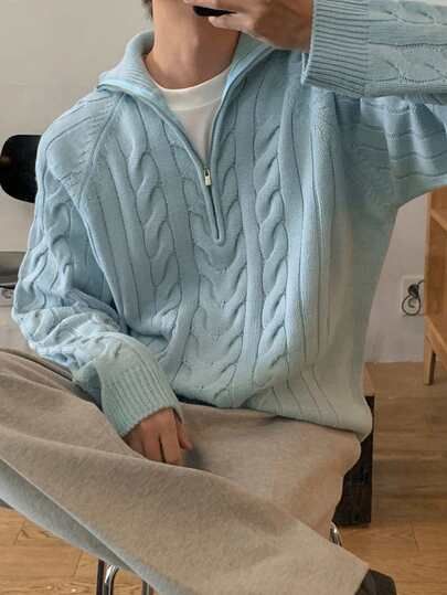 Men's Half Zip Sweater