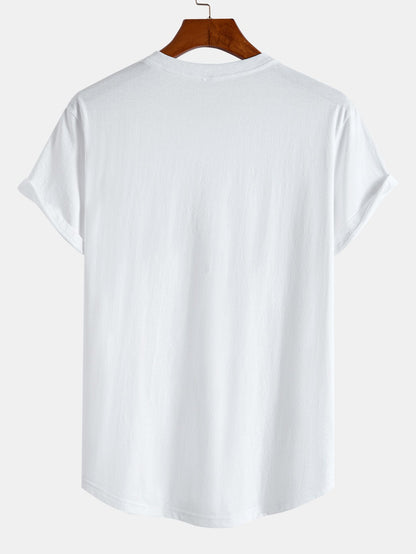 Men's Everyday Crew Neck T Shirt Regular Fit Basic Top