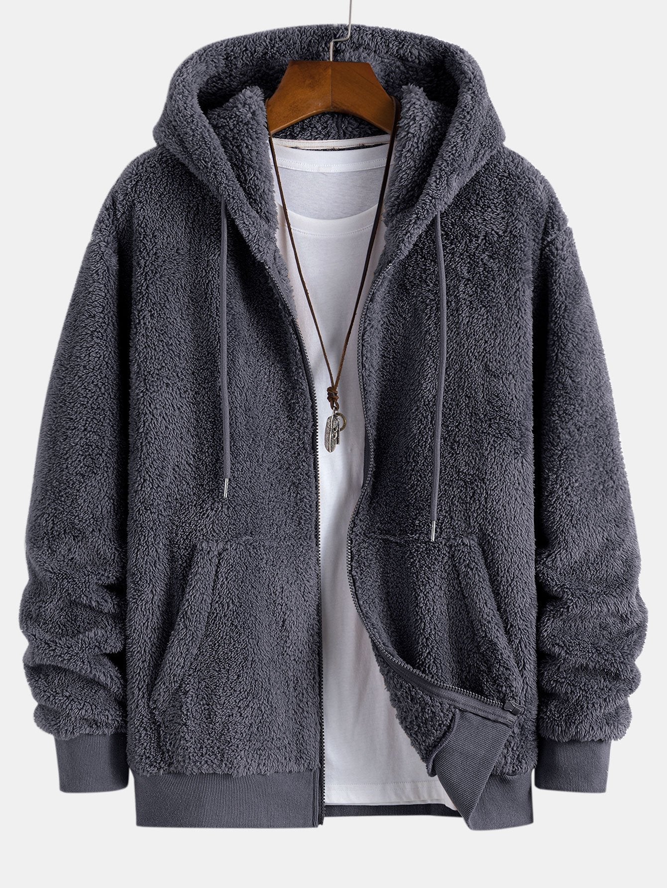 Men's Full Zip Hoodie Jacket Matching Jogger Pants Set