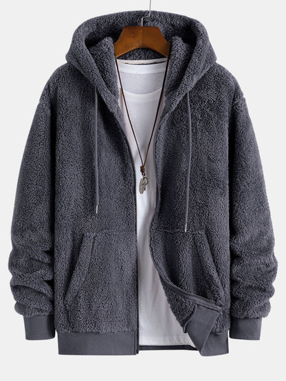 Men's Full Zip Hoodie Jacket Matching Jogger Pants Set