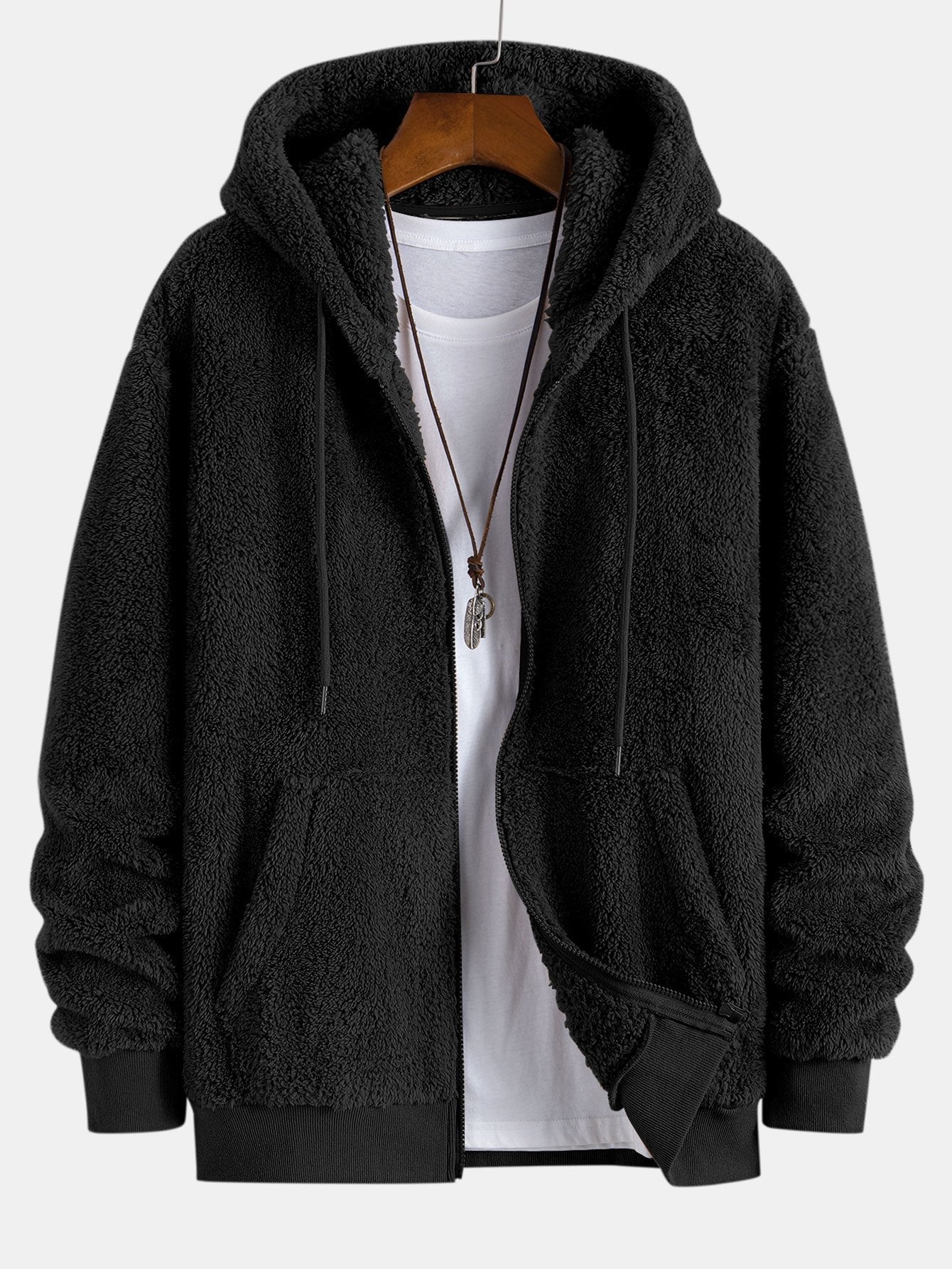 Men's Full Zip Hoodie Jacket Matching Jogger Pants Set